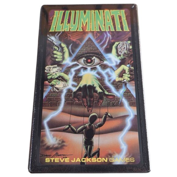 Illuminati Card Game Pocket Box Edition Steve Jackson Games 2019 New Sealed Rare - Picture 1 of 6